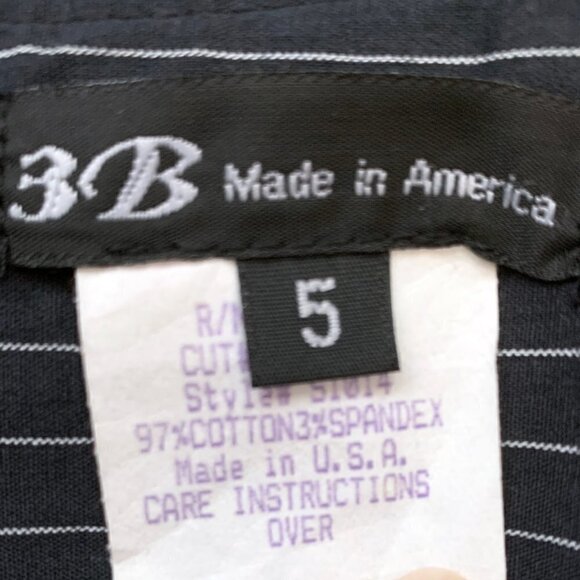 ❤️ 3B Made In America Pinstripe Skirt - Picture 5 of 6